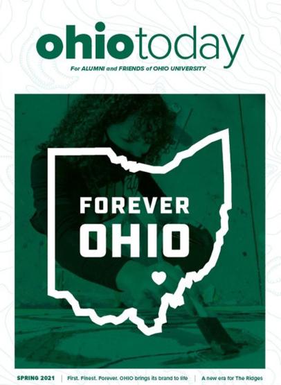 Spring 2021 cover of Ohio Today