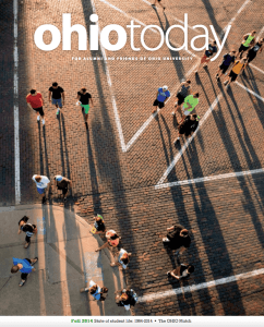 Cover of 2014 Fall issue of Ohio Today