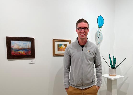 Matt Fox, Water's Embrace Art Exhibit