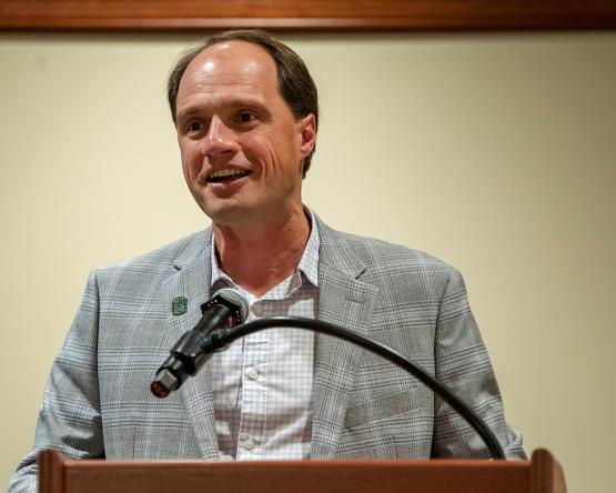 Jim Strode, Ph.D., is the Associate Dean of Undergraduate Programs and O’Bleness Professor at Ohio University's College of Business. Strode is an expert in high school athletics, gender in sport leadership, coaching effectiveness, philanthropy and sports gambling.