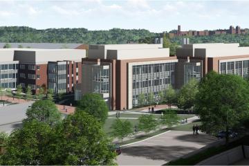 An architectural rendering of the Clippinger Renovation Project. Image courtesy: Flad Architects 