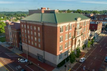 Aerial view of Copeland Hall