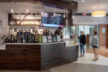 Students in Front Room Coffeehouse