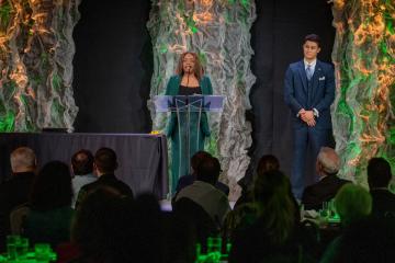 Two students lead the program at the 2025 Leadership Awards