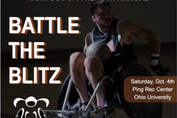 Join us for the 19th annual Battle the Blitz, Saturday, Oct. 4. Ping Rec Center, Ohio University