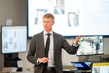 W. David Arnold, M.D., talks about importance of physician scientists at 2025 Health Scholars Research Symposium