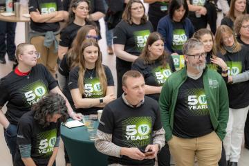 Employees celebrate HCOM's 50th anniversary