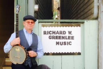 Richard W. Greenlee with Banjo