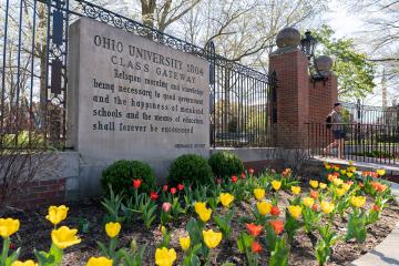 Class Gateway on Ohio University's College Green