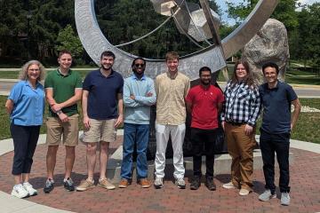 OHIO Professor Nancy Sandler with collaborators