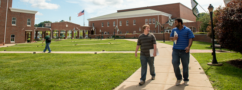 Students walking on Southern campus