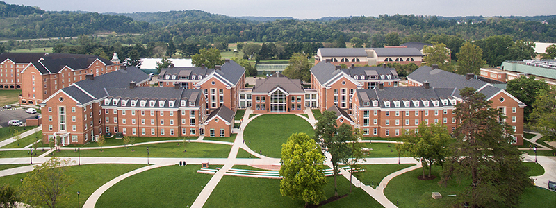 Bird's eye view of new South campus