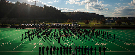 marching 110 practice 