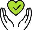 hands and heart icon