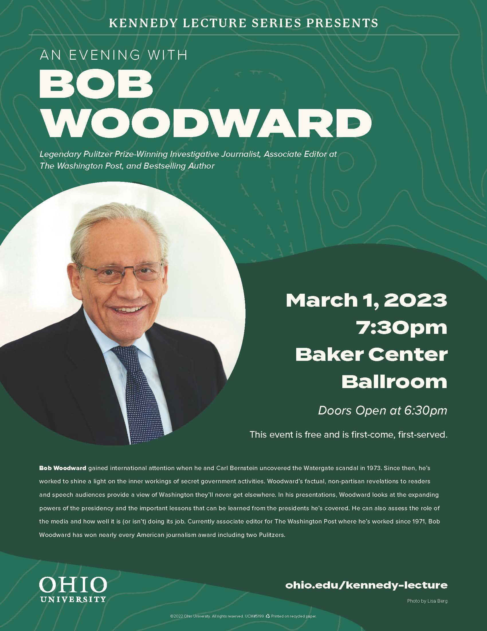 Bob Woodward Poster