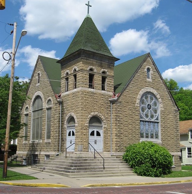 Mount Zion Baptist Church as seen from Carpenter Street