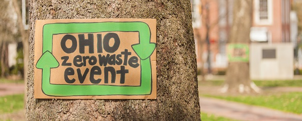 Ohio Zero Waste Event sign