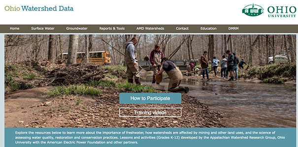 Ohio Watershed Education Web Homepage