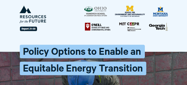 Policy Options to Enable an Equitable Energy Transition
