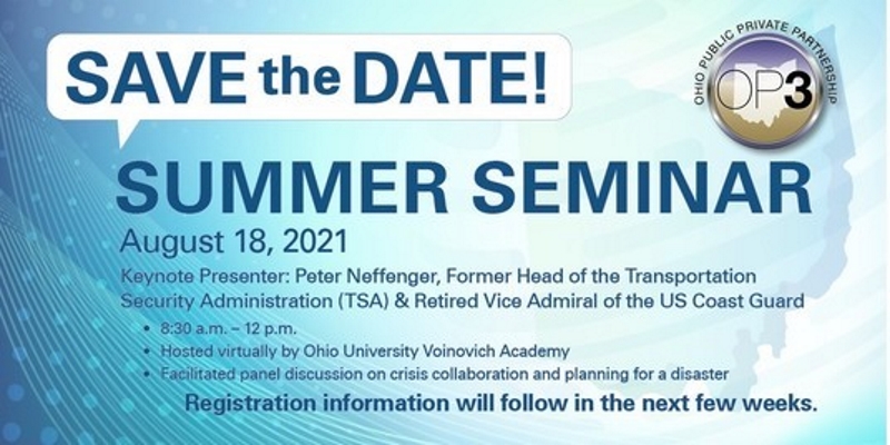 Summer Seminar Save the Date 