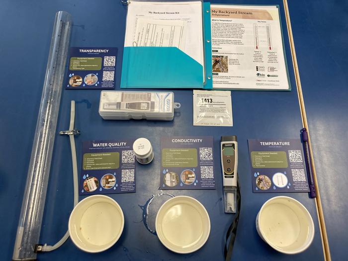 Chemical water quality testing kit