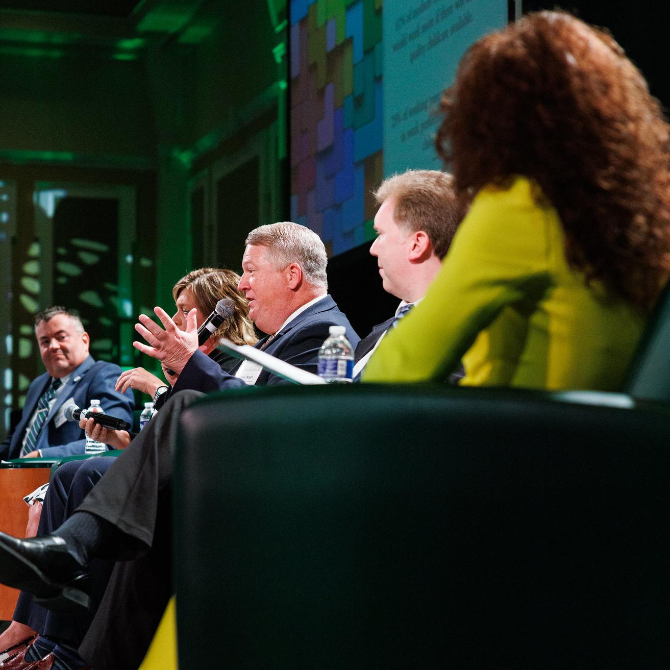 State of the region panelist speaking